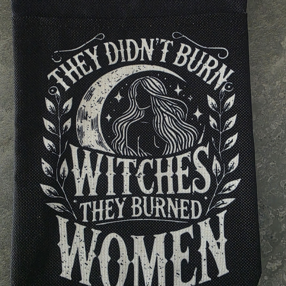 Black Graphic Women Bag